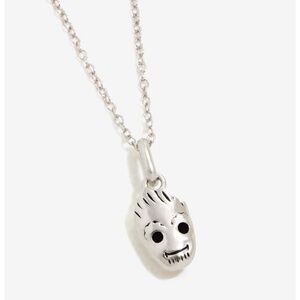 RockLove Jewelry Marvel Guardians Of The Galaxy Baby Groot Face Necklace | NIB!
